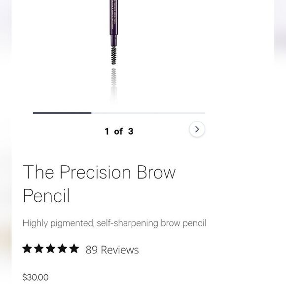 Kevyn Aucoin's Precision Brow Pencil In Ash Blonde High pigment self-sharpen NEW - Picture 4 of 11